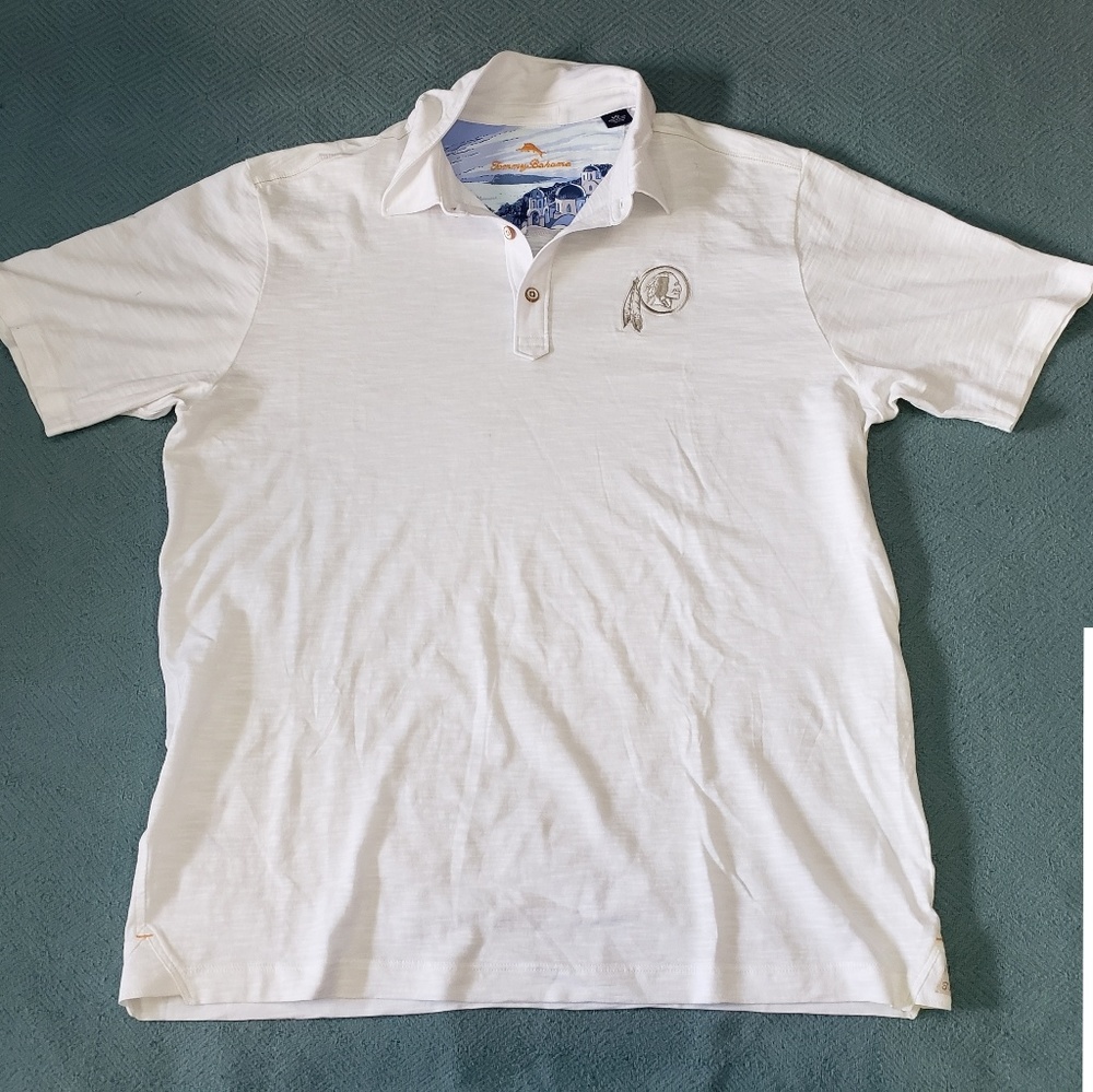 Embroidered Redskins Tommy Bahama Polo
